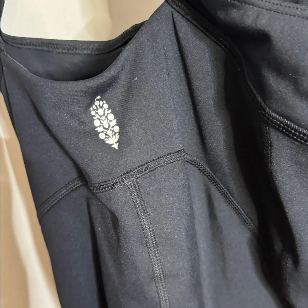 Free People Movement Back It Up Onesie in Black Workout - Picture 7 of 7